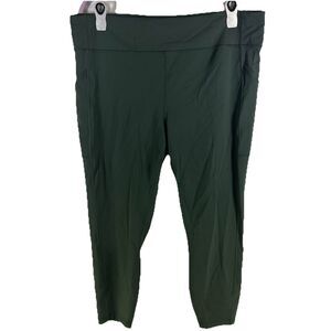 Lululemon Invigorate HR Tight Women Size 20 Dark Green Leggings